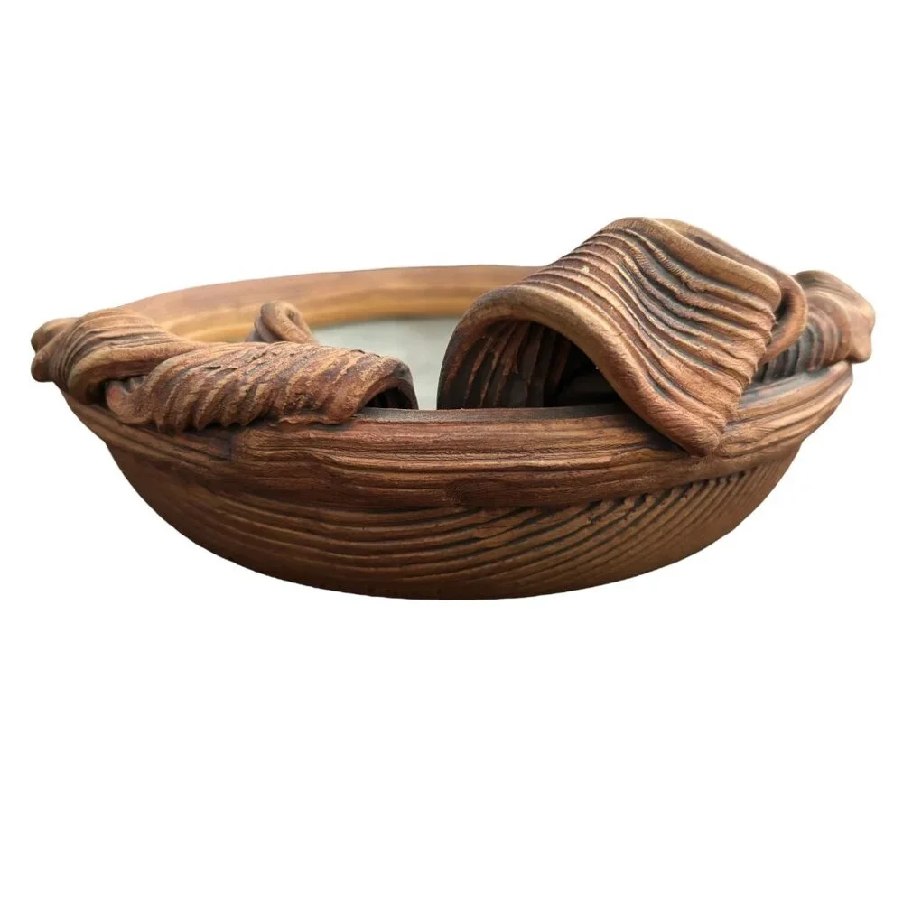 Vintage Terrafirma USA Accents Ellen Evans Bow Bowl 7